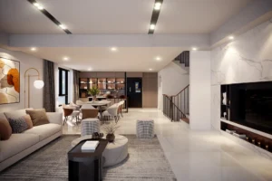 22 Quartz Show Unit Living Area