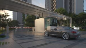 Arunya Residence KL North entrence