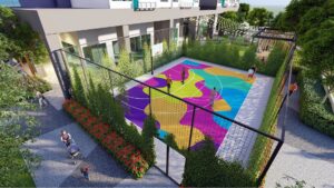 Half Basketball Court