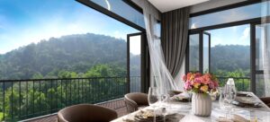 Rafflesia Residential Dining Design