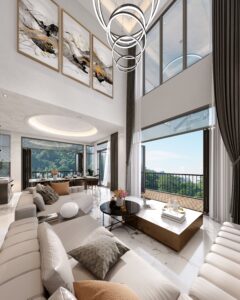 Rafflesia Damansara Perdana Living Room