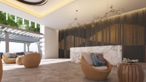 Arunya Residence KL North semi furnished unit interior