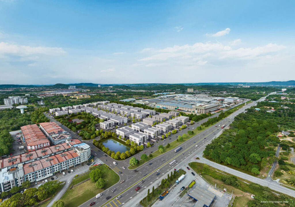 Suntrack Hub 2 Salak Tinggi semi-D factory