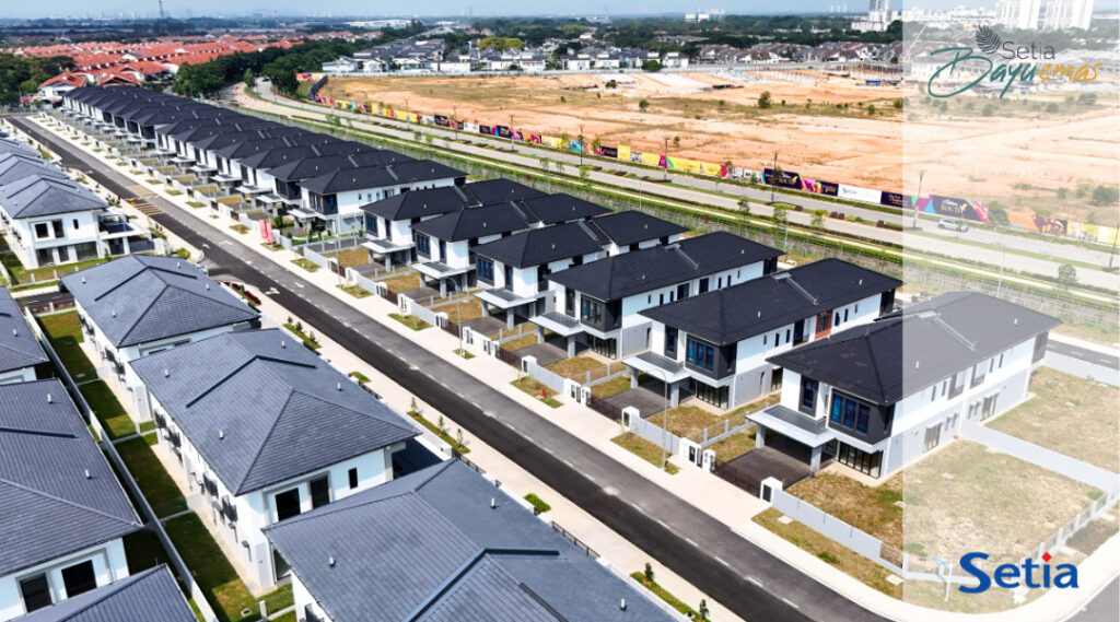 Ambrosia 1 Setia Bayuemas double-storey semi-detached home exterior